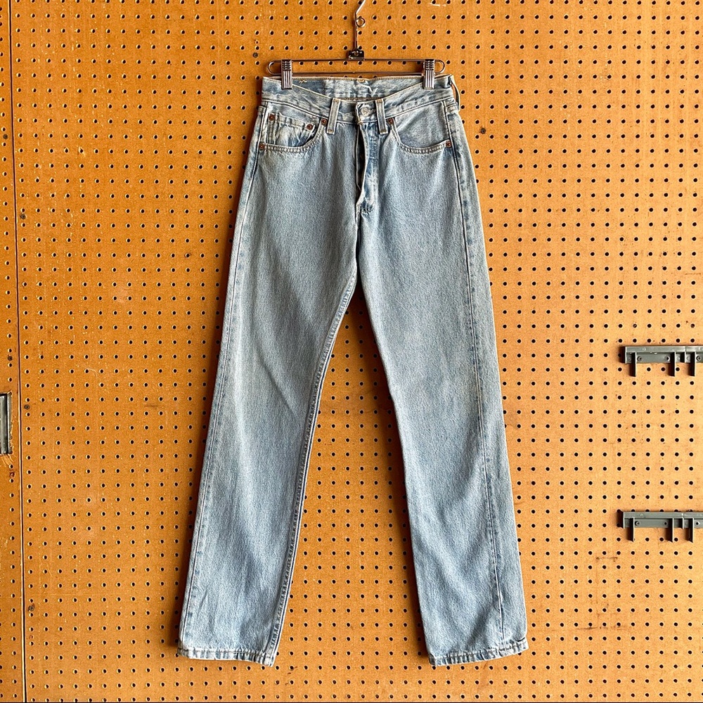 VINTAGE 501 STUDENT BUTTON FLY LEVI’S DENIM JEANS